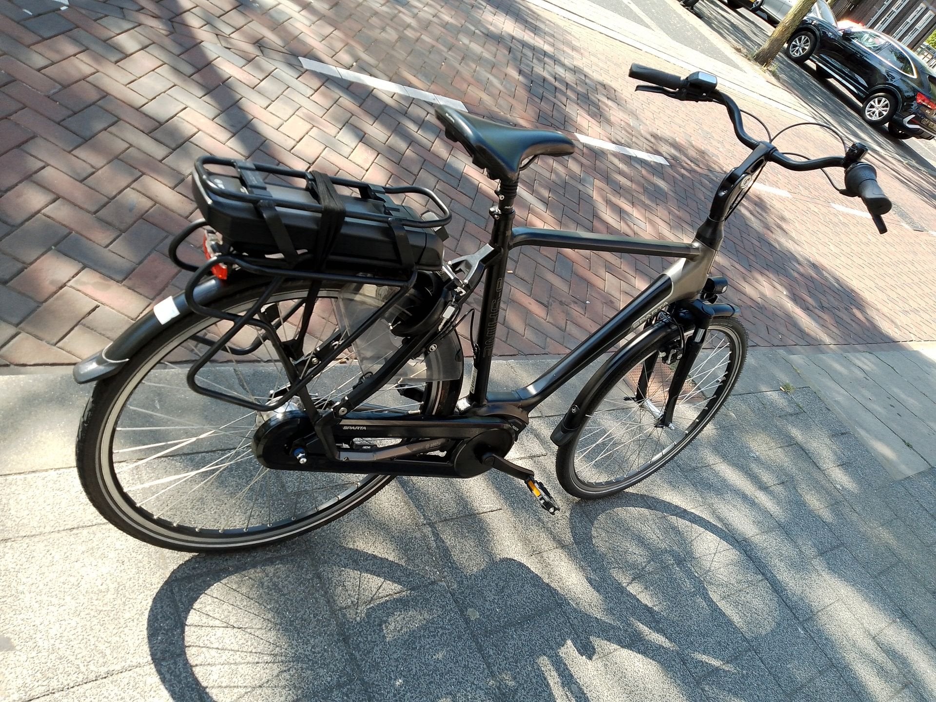 Sparta M7B A-Shine h61 elektrische herenfiets Bosch, Sparta, Gebruikt, -, -
