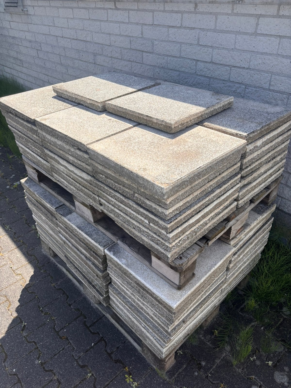 Terrastegels 40x40 keramische toplaag 36m2, Ophalen, Zo goed als nieuw, Keramiek, Terrastegels