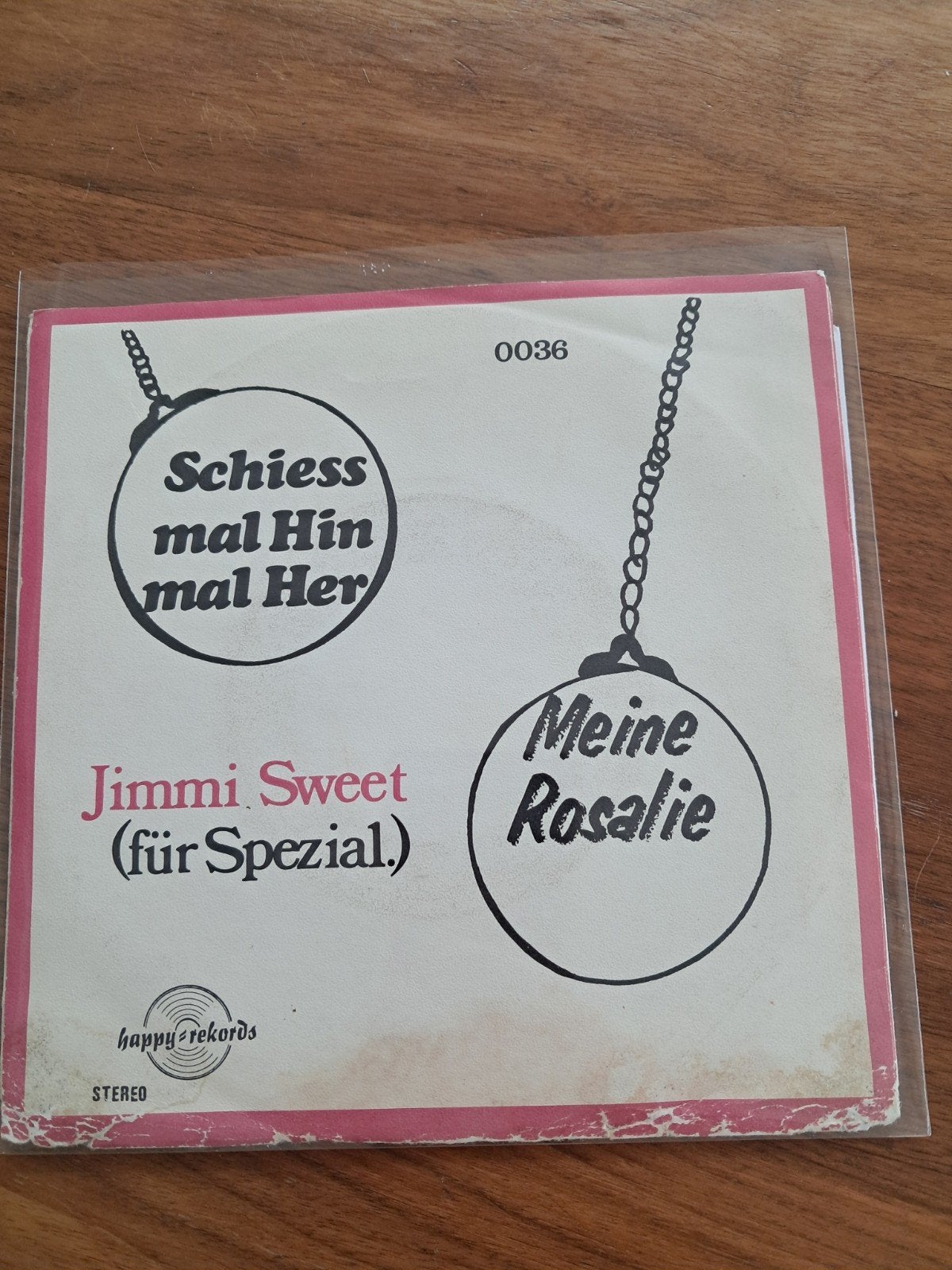 Jimmi Sweet vinyl single piraat. Meine Rosalie, Cd's en Dvd's, Vinyl | Nederlandstalig, Ophalen of Verzenden, Zo goed als nieuw
