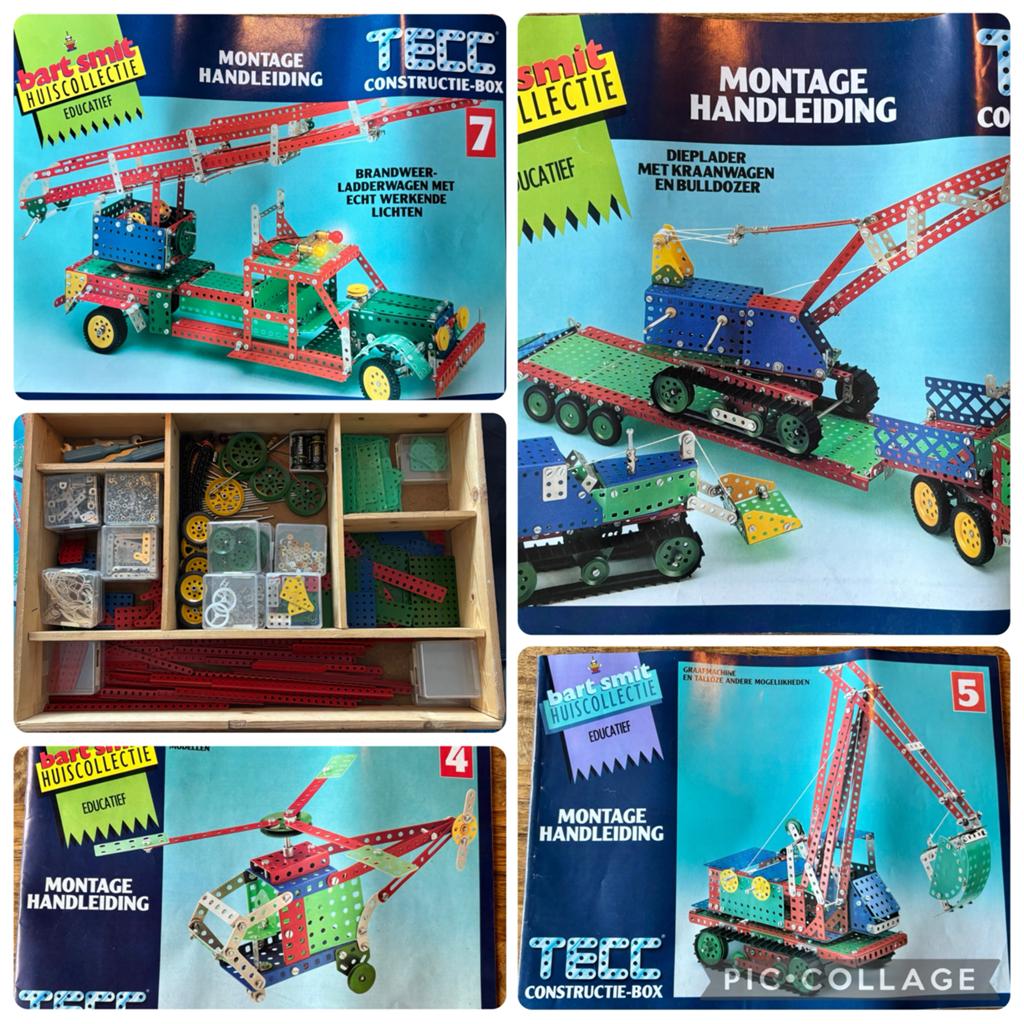 Vintage TECC Constructie-set (Bart Smit) – In houten kist, Ophalen of Verzenden, Nieuw, Overige merken