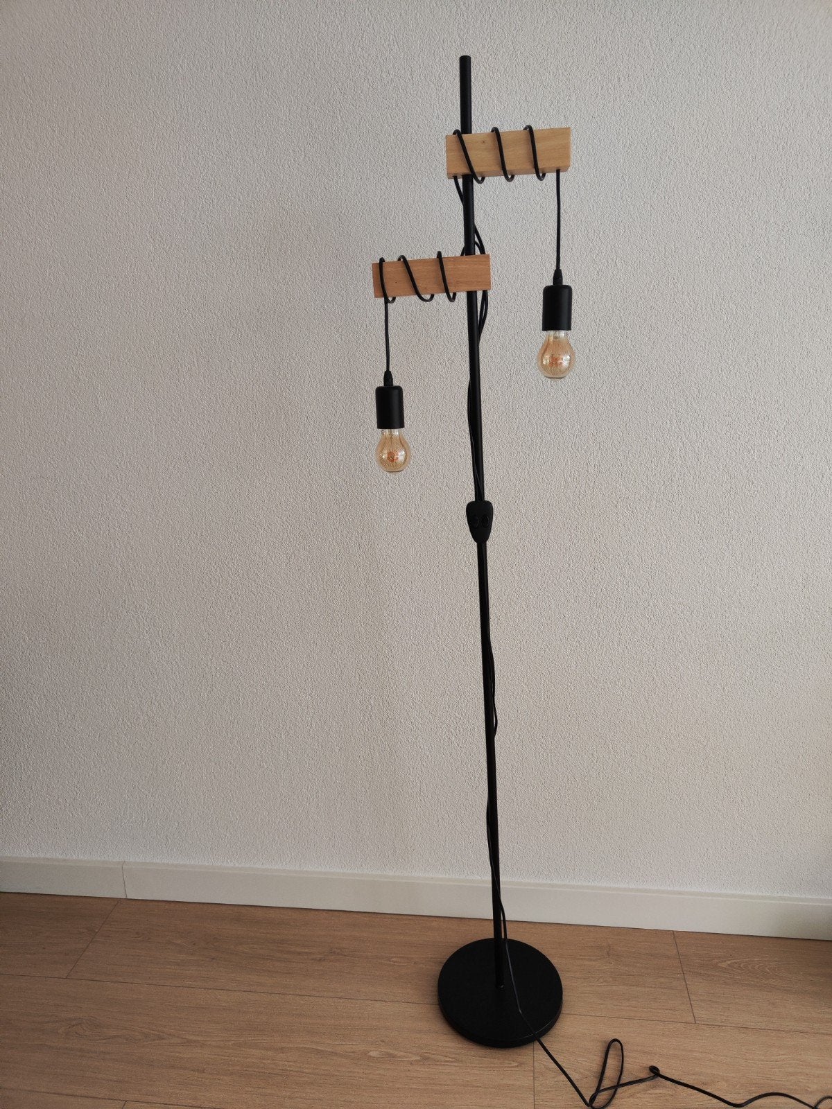 Staande lamp eglo vloerlamp townshend, Ophalen, Zo goed als nieuw, 150 tot 200 cm