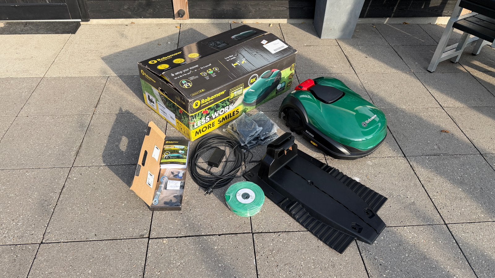 Robomow RK1000 (Z.G.A.N.) compleet + factuur + garantie, Ophalen, Bestuurbaar via app, Robomow, Zo goed als nieuw