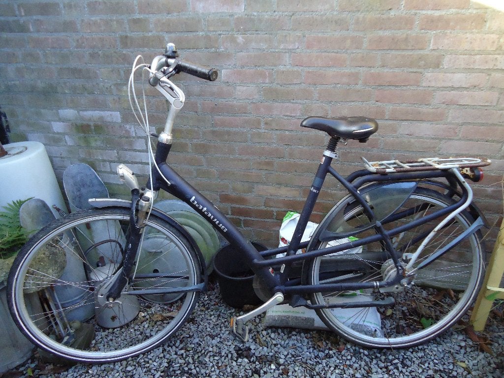 Zwarte Batavus (kinder) damesfiets, Ophalen, Gebruikt, Versnellingen, Batavus