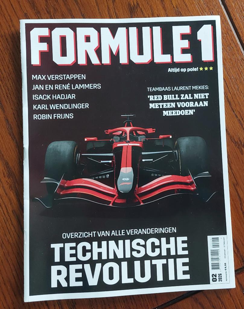 FORMULE 1.TWEE TIJDSCHRIFTEN 2026, Boeken, Tijdschriften en Kranten, Ophalen of Verzenden, Zo goed als nieuw, Sport en Vrije tijd
