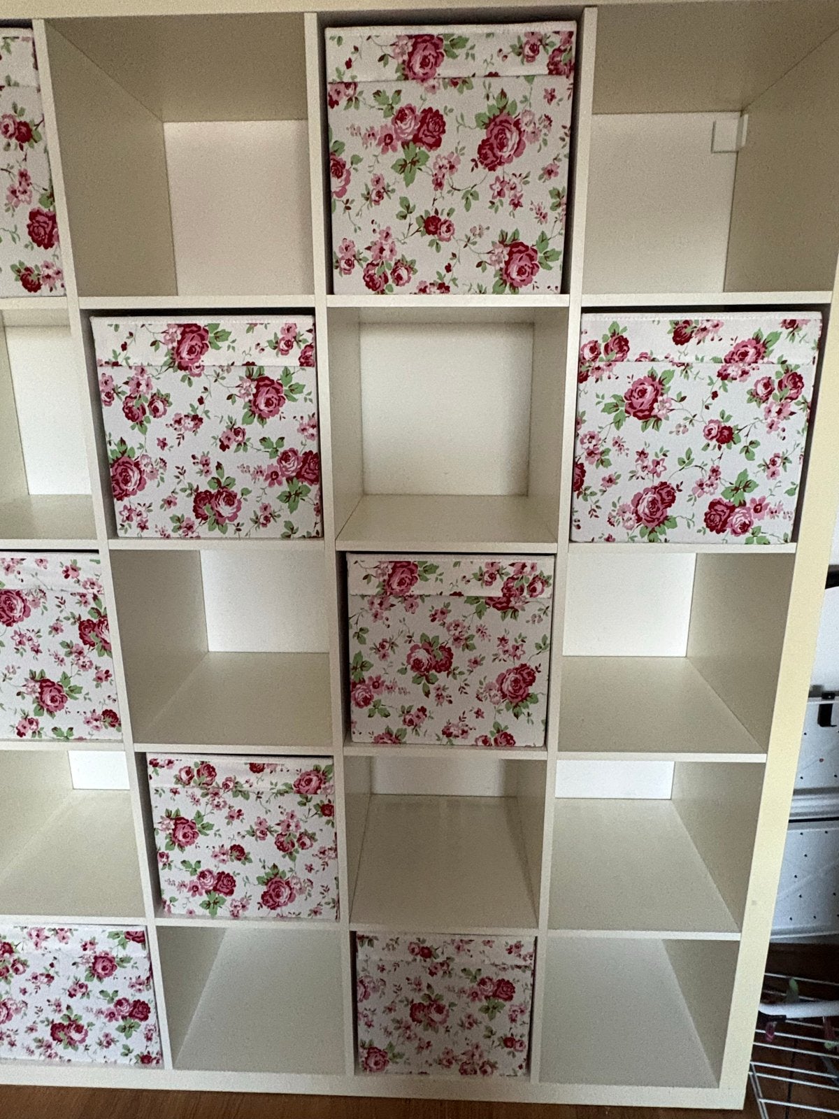 Ikea Dröna 9 stuks opberger voor Kallax kast, Ophalen, Gebruikt