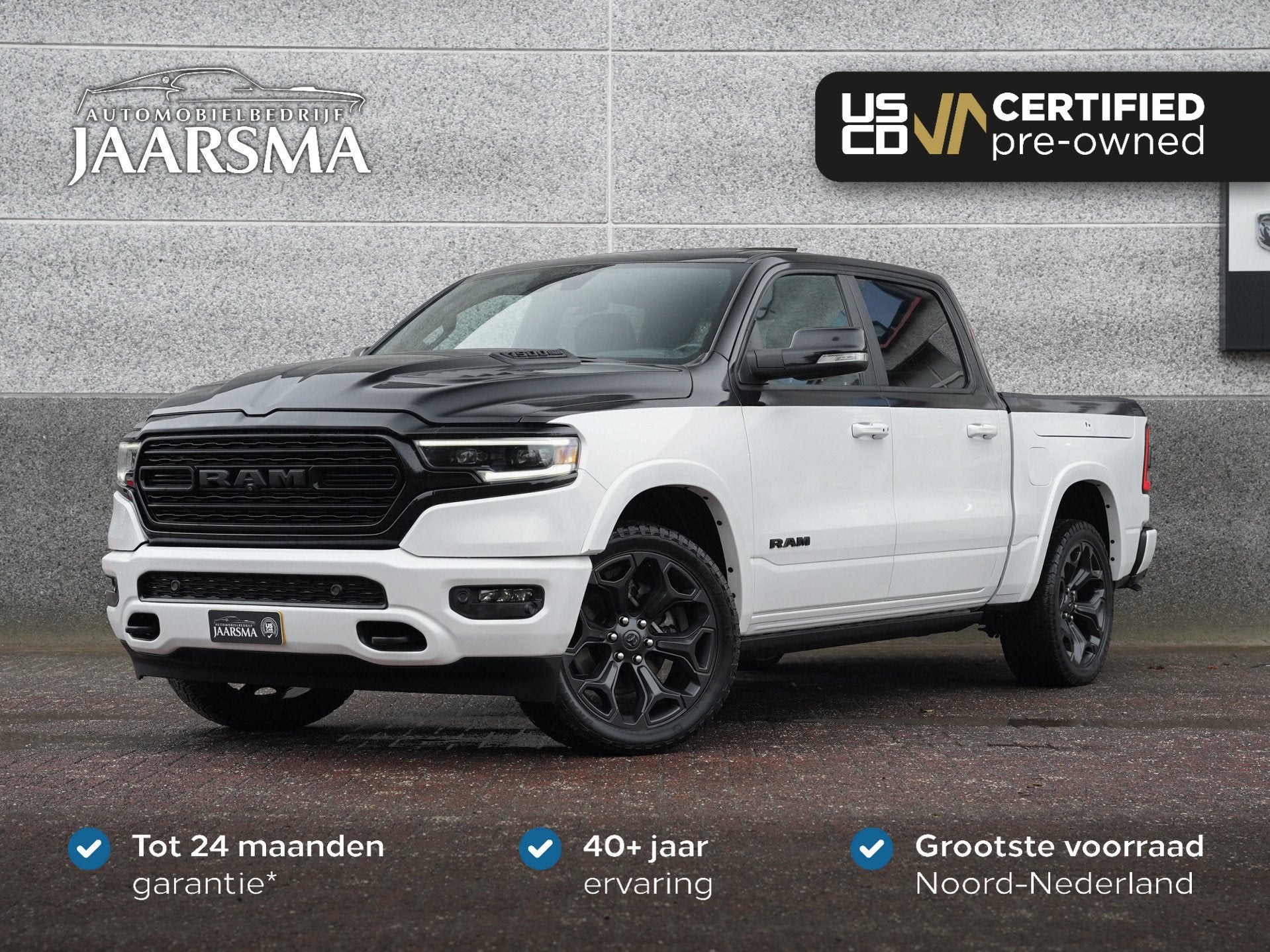 Dodge Ram 1500 5.7 V8 4x4 Crew Cab Limited Night |Adaptive C, Automaat, Gebruikt, 5654 cc, 402 pk