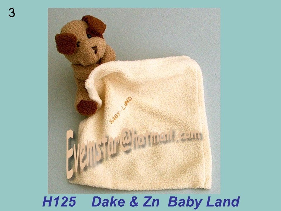H125 Hond - L Dake Baby Land : hondje met doekje / lapje, Ophalen, Zo goed als nieuw, Hond
