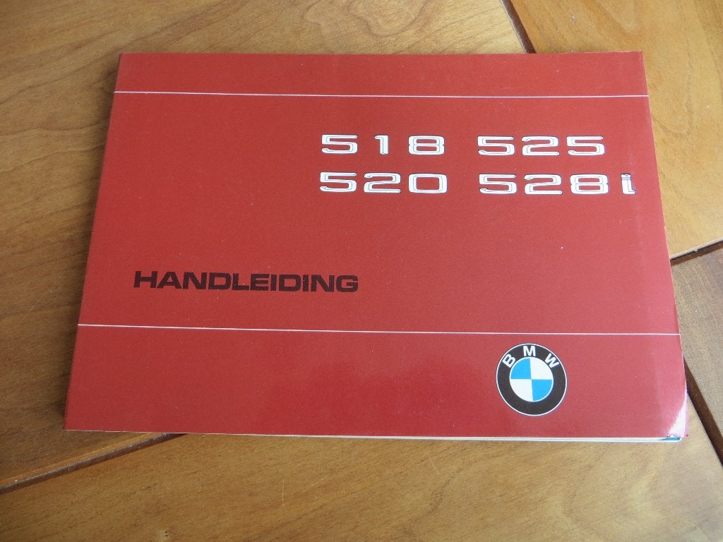 instructieboek BMW 5-serie E12 1980, BMW 518, 520, 525, 528i, Ophalen of Verzenden