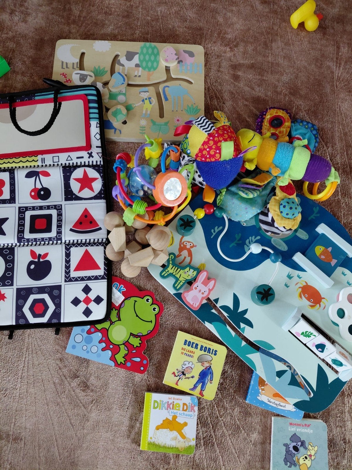 Grote set baby speelgoed, Ophalen, Gebruikt, Overige typen, Met geluid