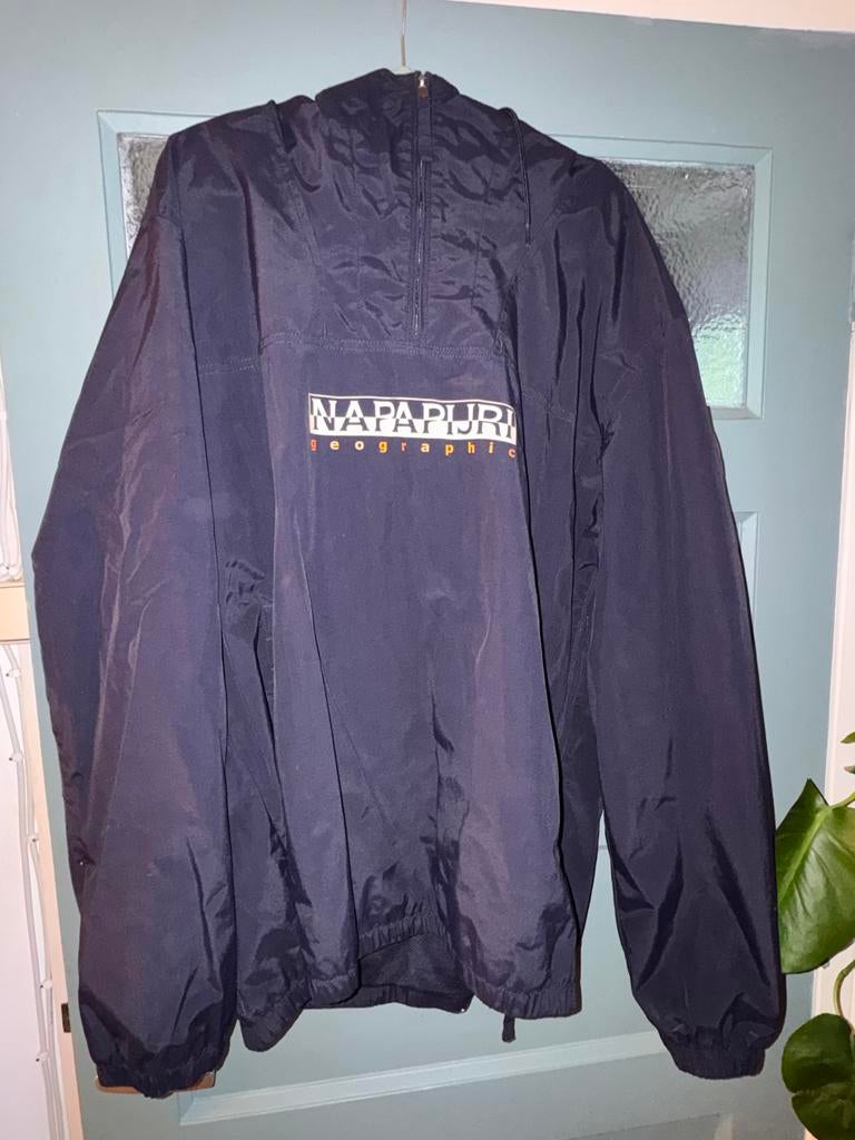 Napapijri zomer jas xxl, Ophalen of Verzenden, Gedragen, Overige maten, Blauw
