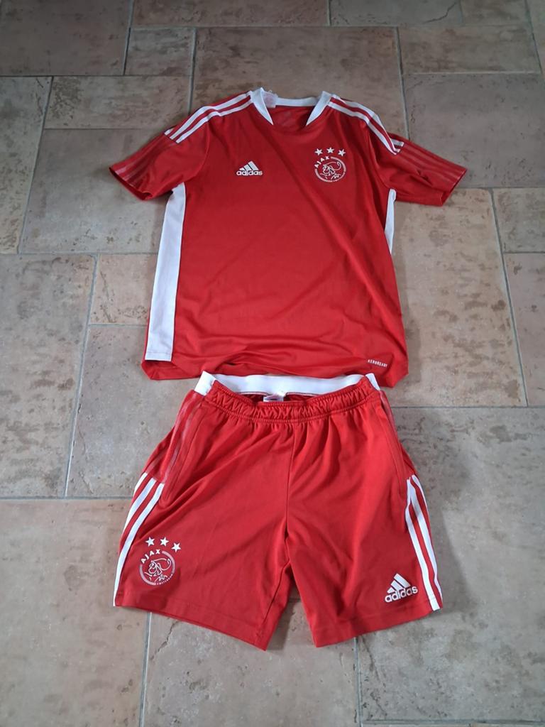 Ajax tenue maat 176, Maat XS of kleiner, Ophalen of Verzenden, Zo goed als nieuw, Set