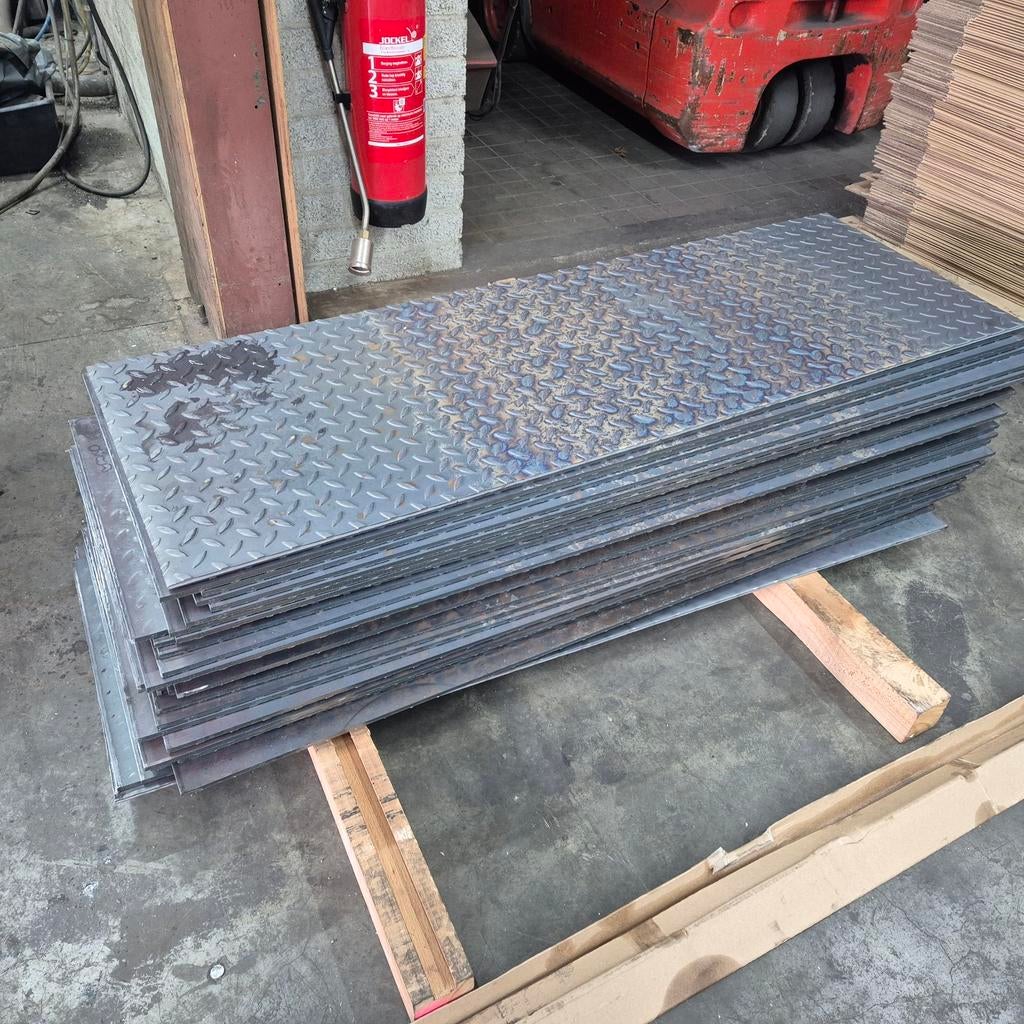 Traanplaten 8/10mm dikte, Ophalen