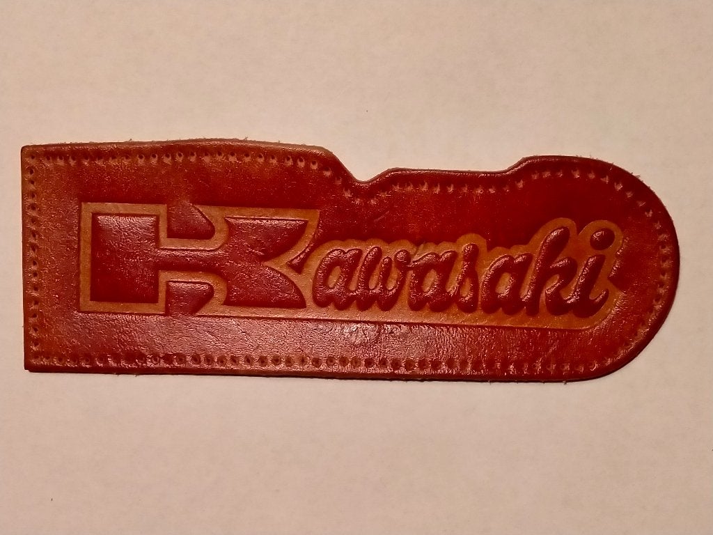 Kawasaki biker vintage logo patch motor motoren embleem, Ophalen of Verzenden, Zo goed als nieuw, Auto's