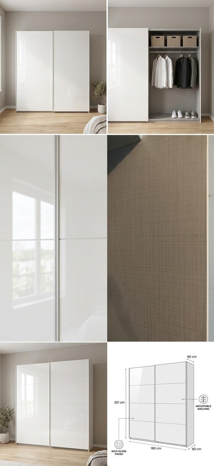 IKEA Pax kledingkast met schuifdeuren, Met plank(en), 150 tot 200 cm, Ophalen of Verzenden, Modern