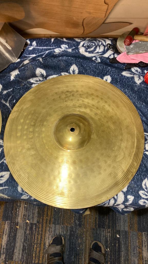 Paiste Bekken - 14 inch en 16 inch ride bekjen, Ophalen of Verzenden, Gebruikt, Overige merken
