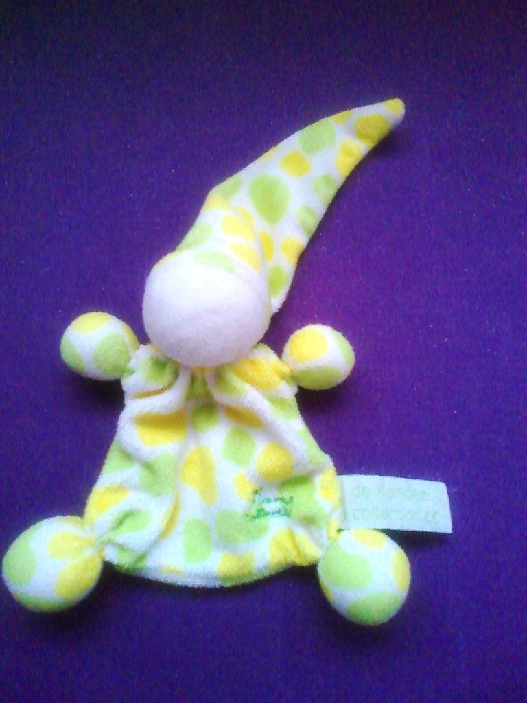 TIAMO DE KANDEEL Knuffeldoekje POPJE. GROENBONT **Nieuw**, Groen, Overige typen, Nieuw, Ophalen of Verzenden