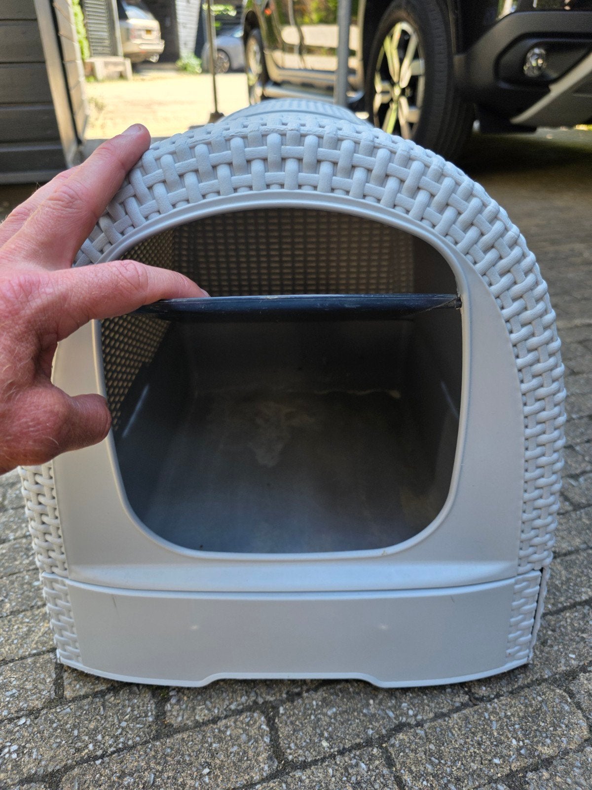 Kattenbak, Ophalen, Gebruikt, Gesloten