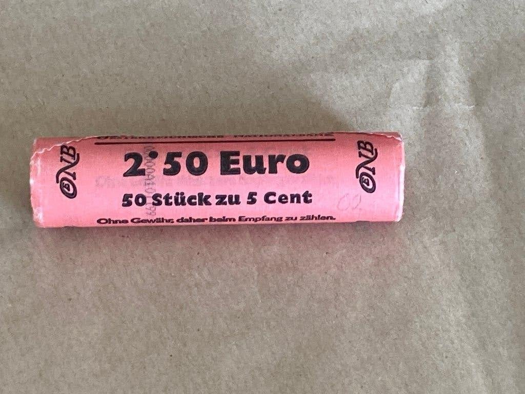 € 0,05 Zichtrol. Oostenrijk. 2002. Eerste uitgave., Ophalen, Oostenrijk, 5 cent, Setje