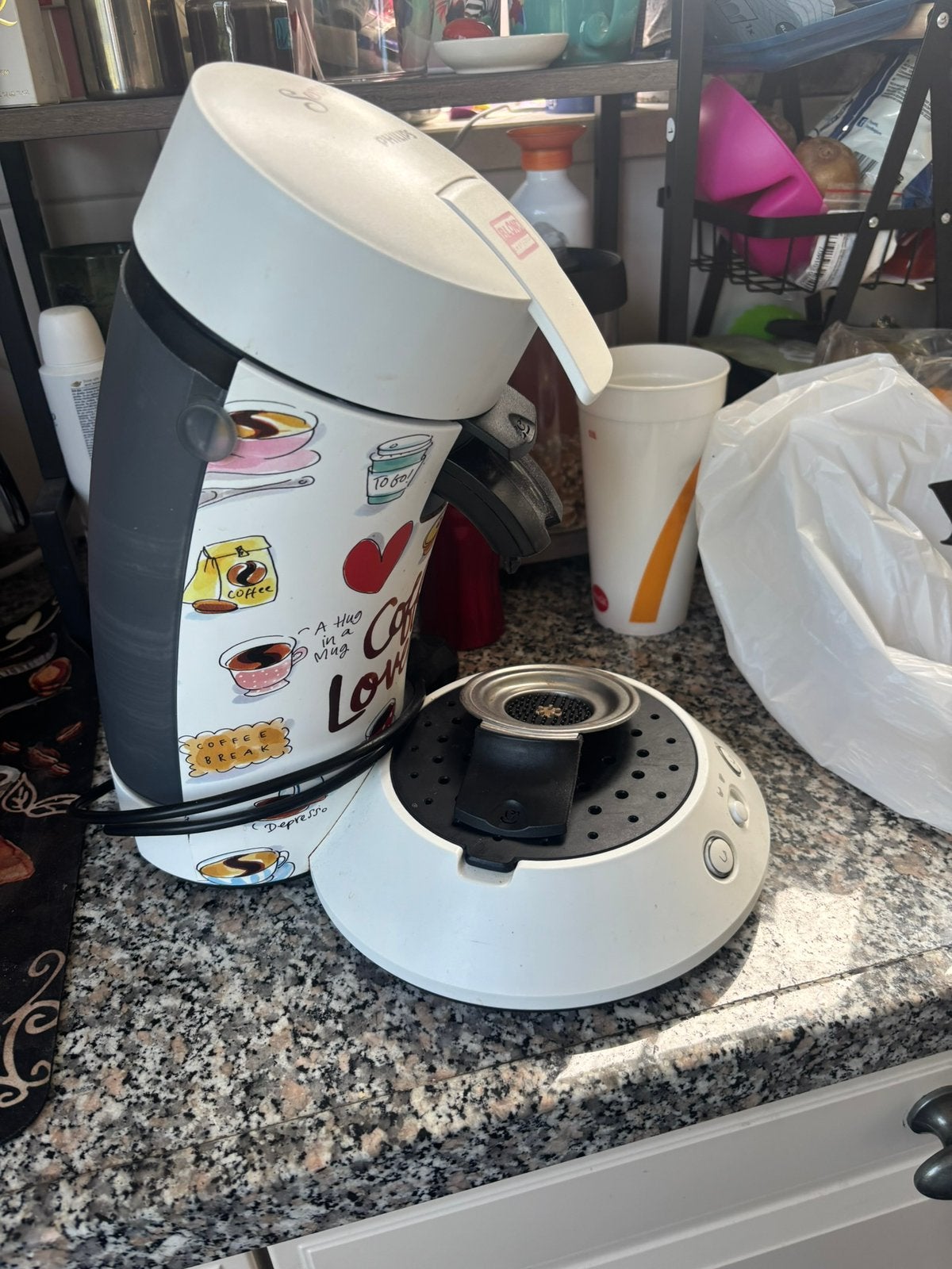 Senseo blond amsterdam, Ophalen of Verzenden, Zo goed als nieuw, Koffiemachine