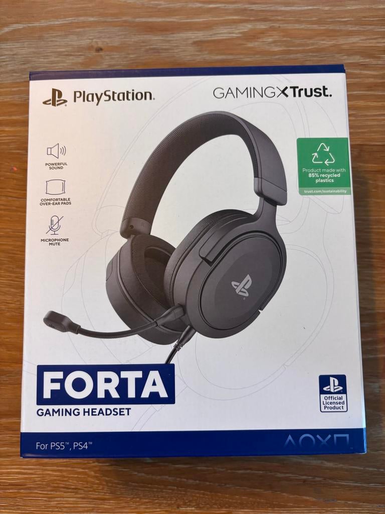 Trust GXT 498 Forta Gaming Headset voor PS5/PS4, Computers en Software, Processors, Ophalen of Verzenden, Nieuw