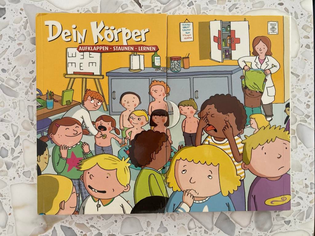Dein Körper: Ontdek het menselijk lichaam (Duits), Boeken, Kinderboeken | Jeugd | onder 10 jaar, Ophalen of Verzenden, Zo goed als nieuw