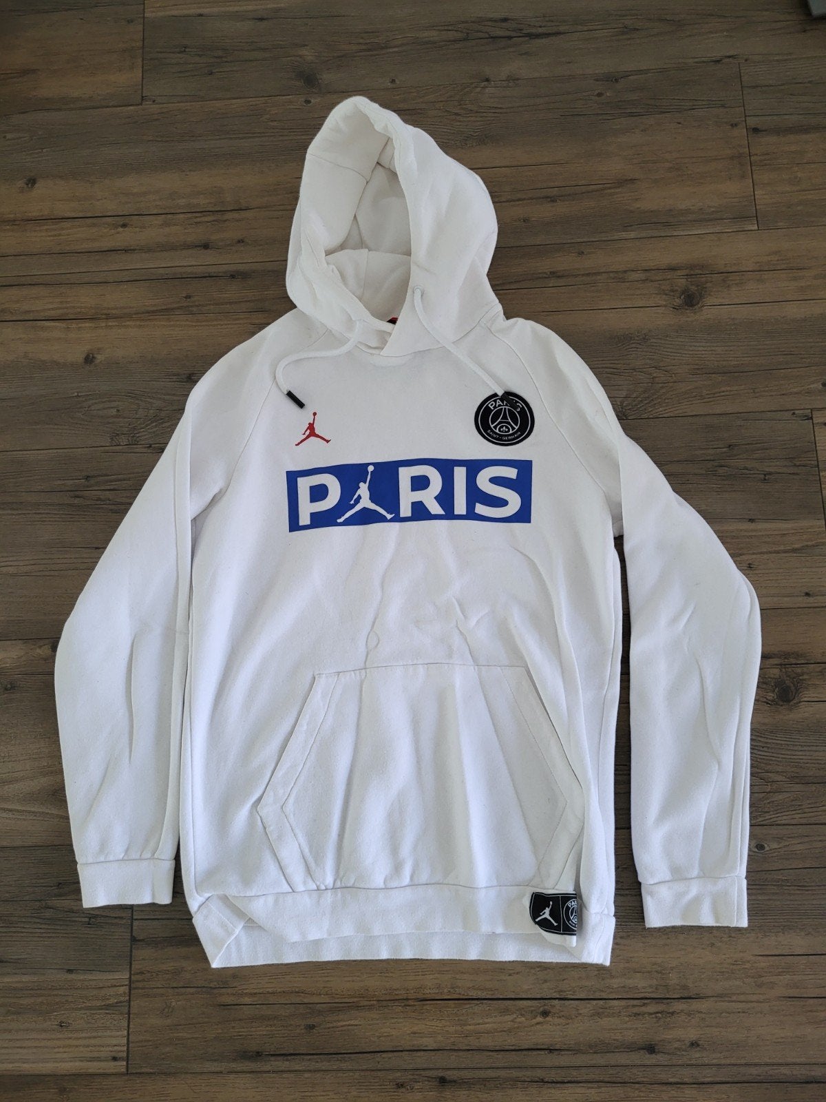 Jordan x PSG Hoodie Wit Maat M, Ophalen of Verzenden, Zo goed als nieuw, Jordan