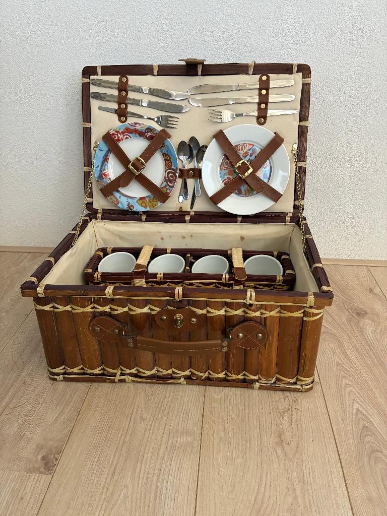 Picknickmand, Ophalen, Gebruikt