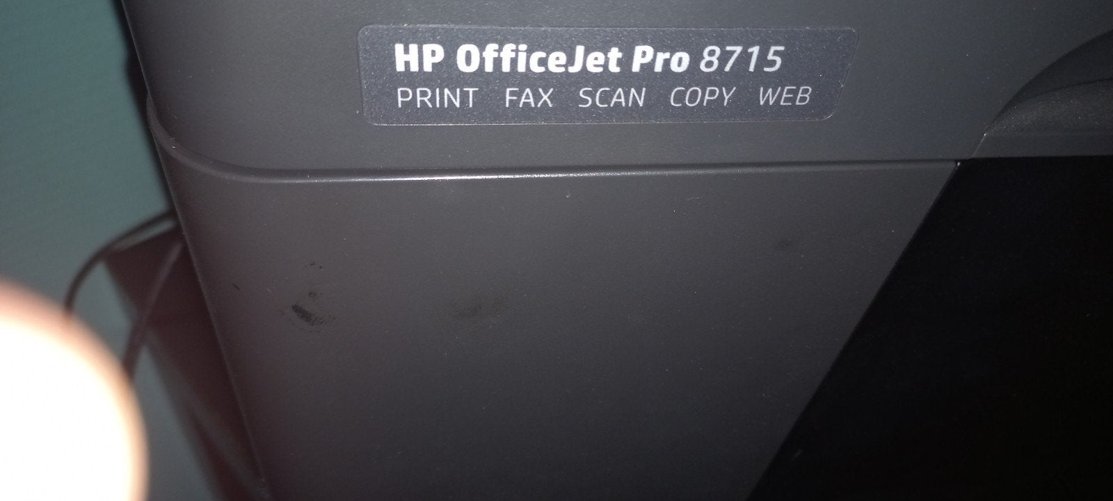 HP OfficeJet Pro 8715 All-in-One Printer (lege cartridges), Computers en Software, Gebruikt, Inkjetprinter, All-in-one, Draadloos