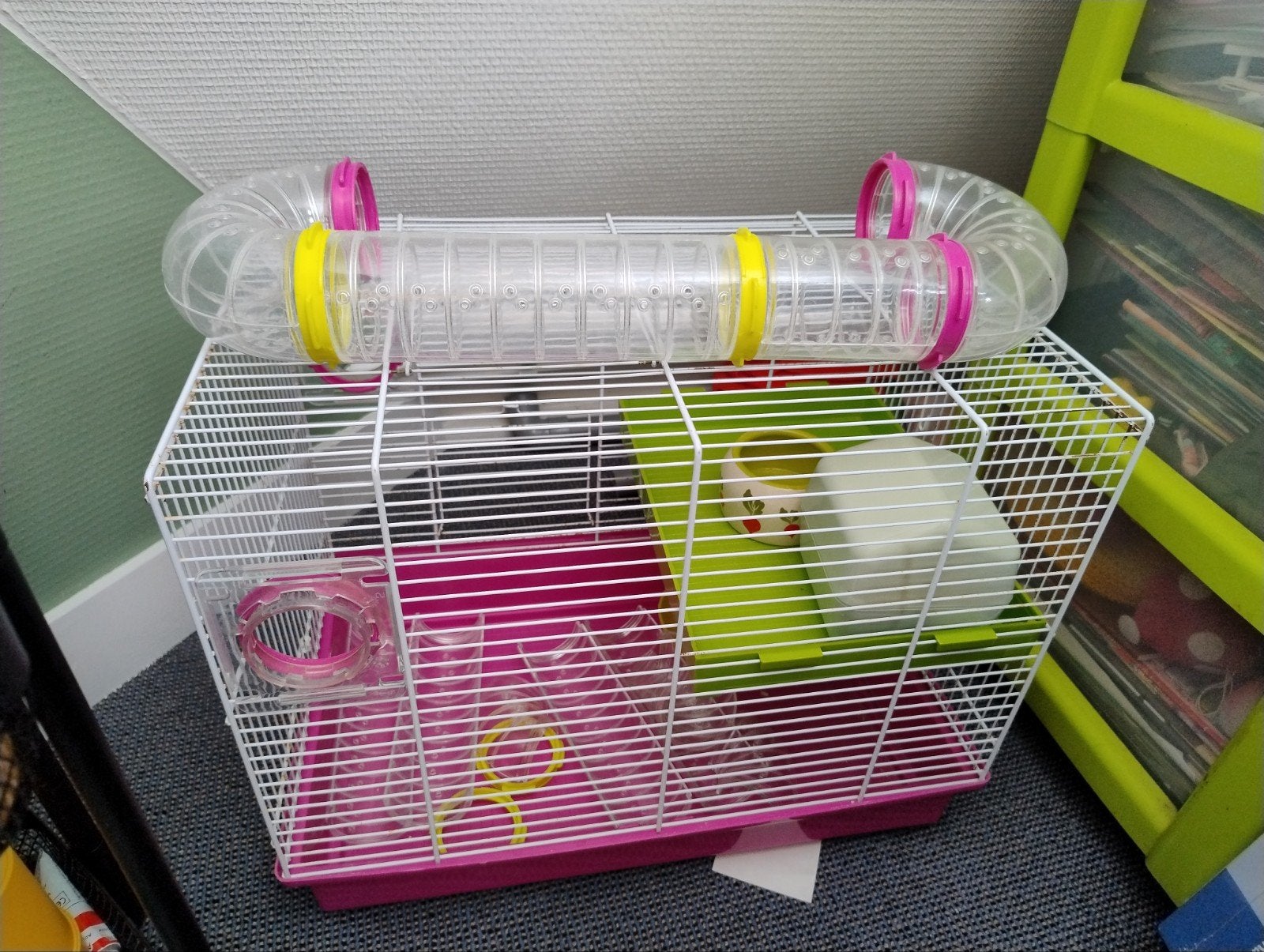 hamsterkooi - of als een tijdelijke knaagdierenkooi, Minder dan 60 cm, Kooi, Gebruikt, Minder dan 75 cm