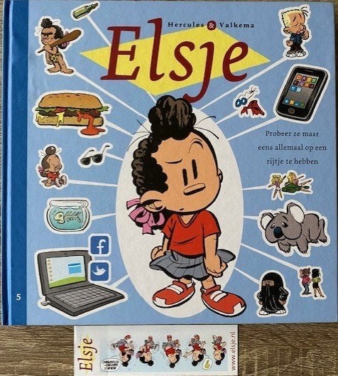 Elsje:2xgesigneerd+tekening*HC-Probeer ze maar eens allemaal, Eén stripboek, Ophalen of Verzenden, Zo goed als nieuw