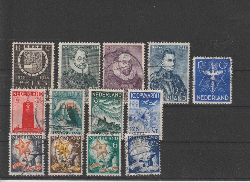 Nederland - jaargang 1933 gestempeld, compleet., Ophalen of Verzenden, T/m 1940, Gestempeld