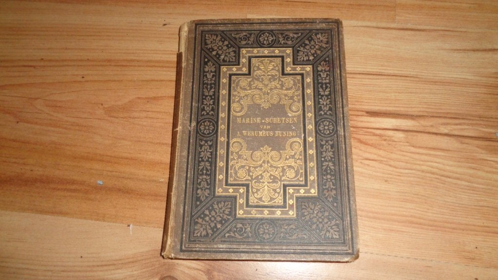 1880 Marine schetsen A. Werumeus Buning, Verzenden, Marine, Nederland, Boek of Tijdschrift