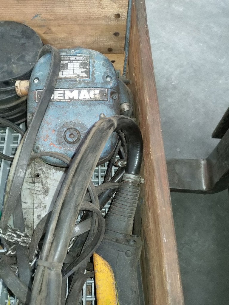 Demag kettingtakel 125 kg., Doe-het-zelf en Verbouw, Ophalen, Gebruikt, Elektrisch