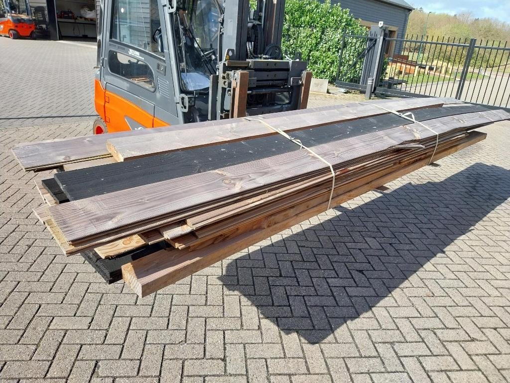 Pakket B keus hout, div. soorten/maten/profielen /kleuren 2, Tuin en Terras, Ophalen, Zo goed als nieuw, 250 cm of meer, Overige typen