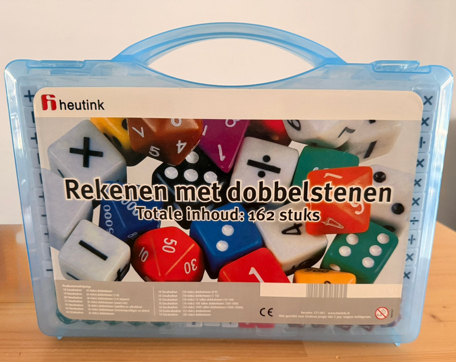 Heutink dobbelstenen koffer, Ophalen of Verzenden, Gebruikt, Rekenen