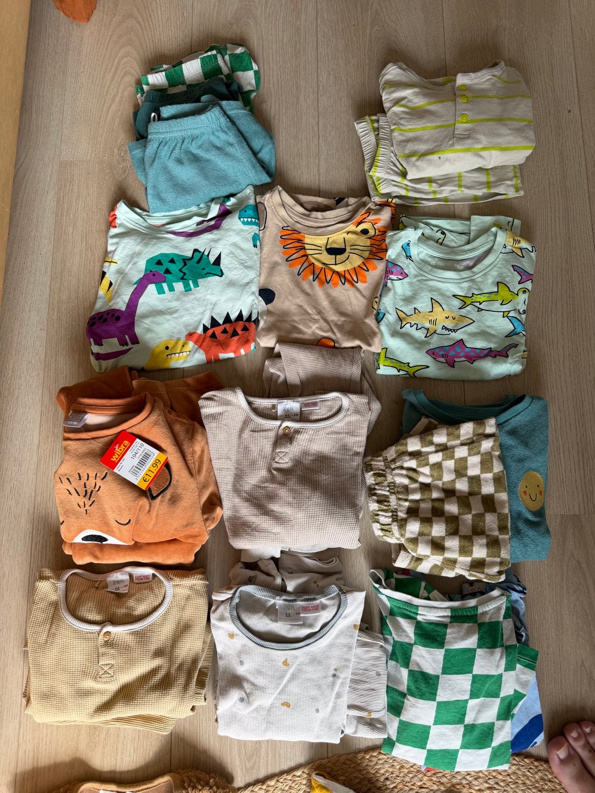 Partij jongenspyjama's maten 104, 110, 116, Kinderen en Baby's, Kinderkleding | Kinder-kledingpakketten, Ophalen of Verzenden