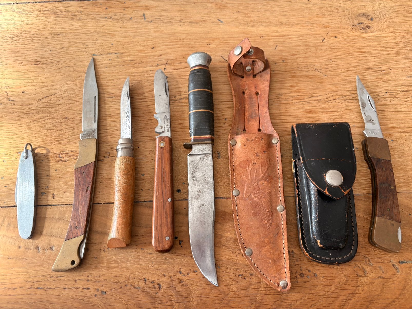 Verzameling Vintage Messen: Zakmessen en Jachtmes, Ophalen of Verzenden