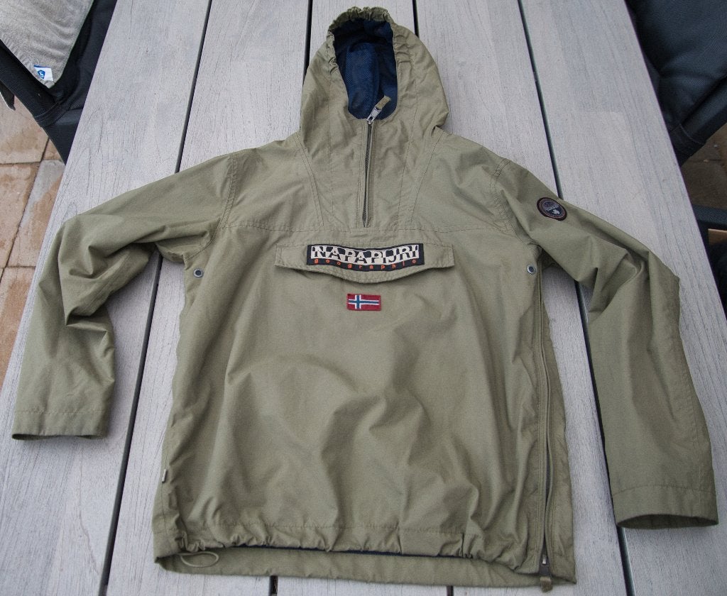 zomerjack napapijri, Kleding | Dames, Jassen | Zomer, Ophalen of Verzenden, Maat 34 (XS) of kleiner, Groen, Gedragen
