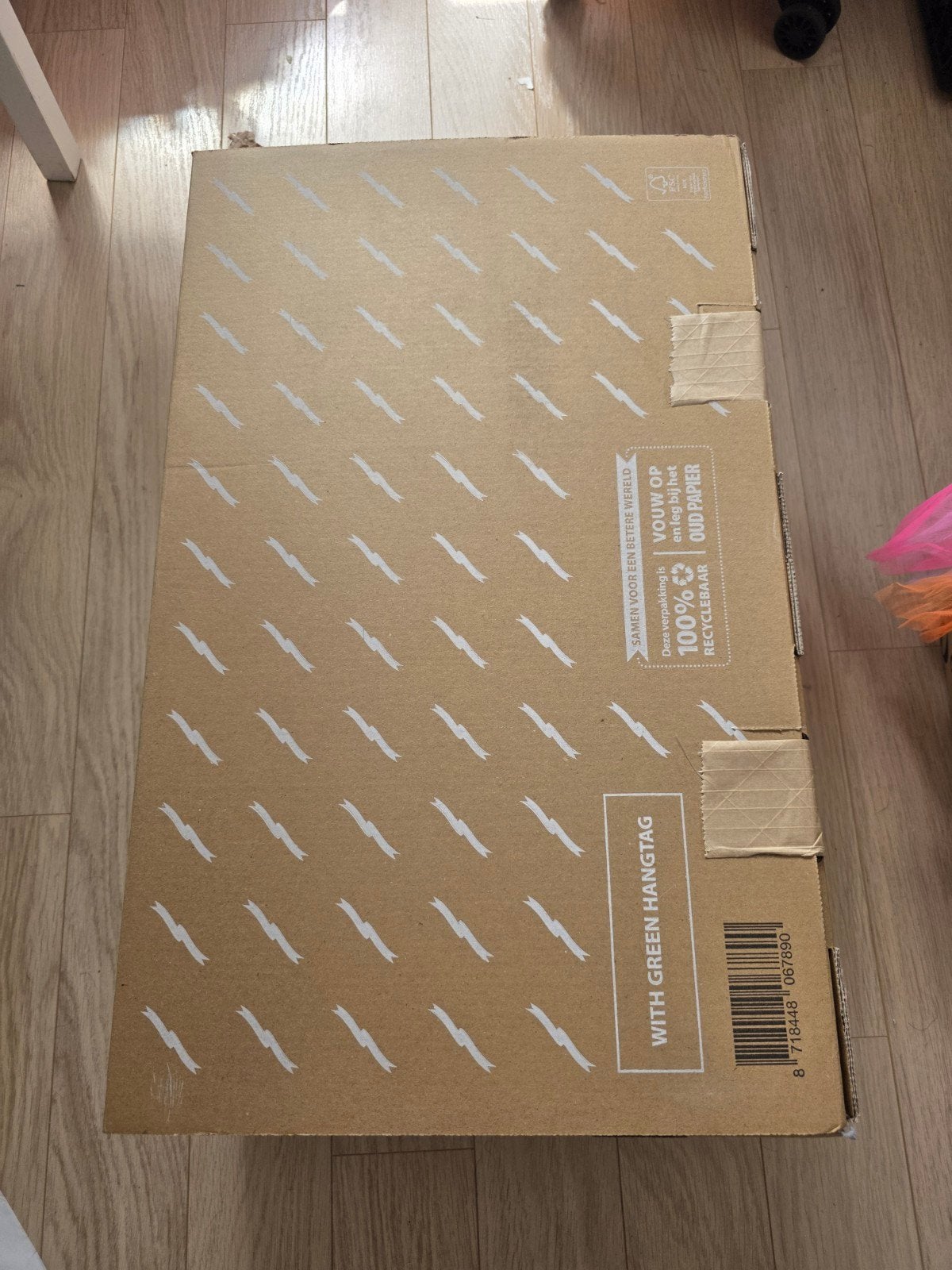 Nieuwe Postcodeloterij koffer in doos, Ophalen, Wieltjes, 50 tot 60 cm, Hard kunststof
