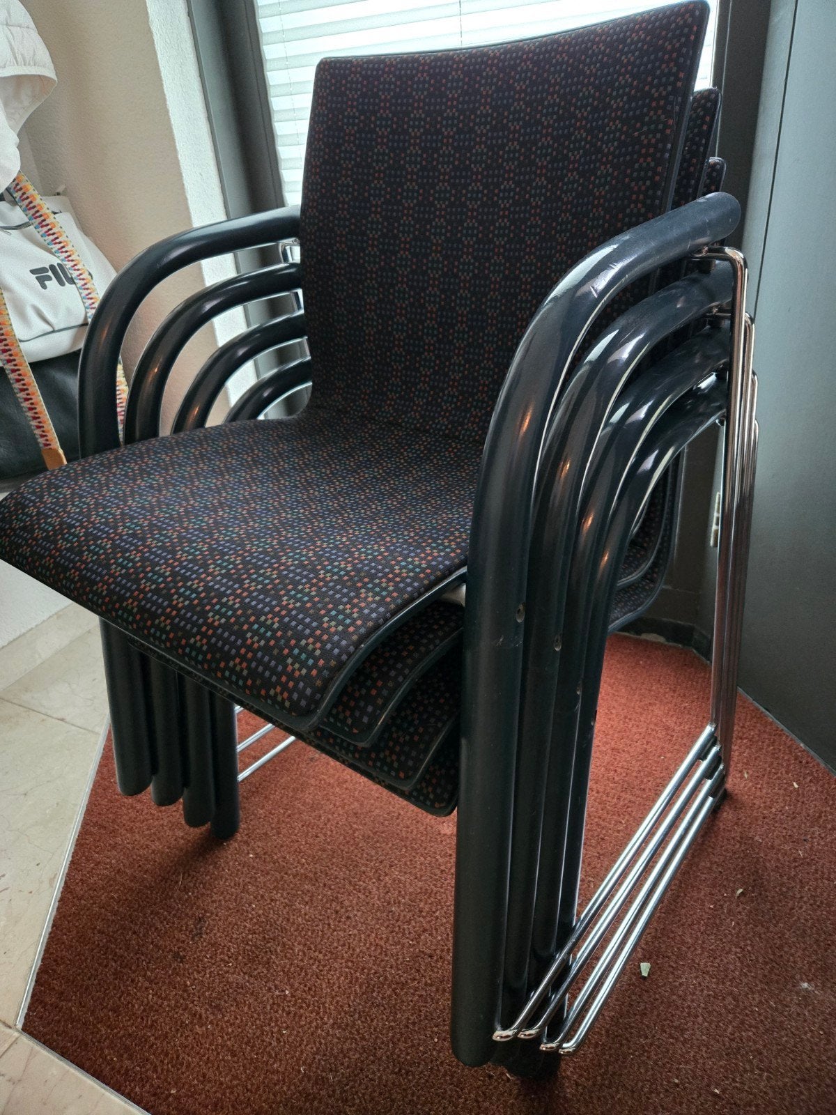 4 Thonet S320 designstoelen, Huis en Inrichting, Stoelen, Ophalen, Gebruikt