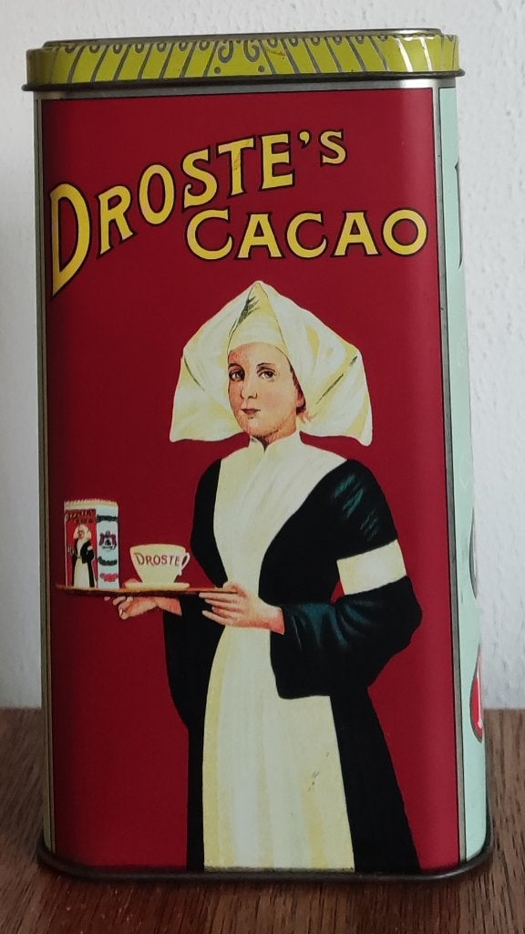 Pastilles Droste fijnste chocolade blik, Ophalen of Verzenden, Gebruikt, Overige, Droste