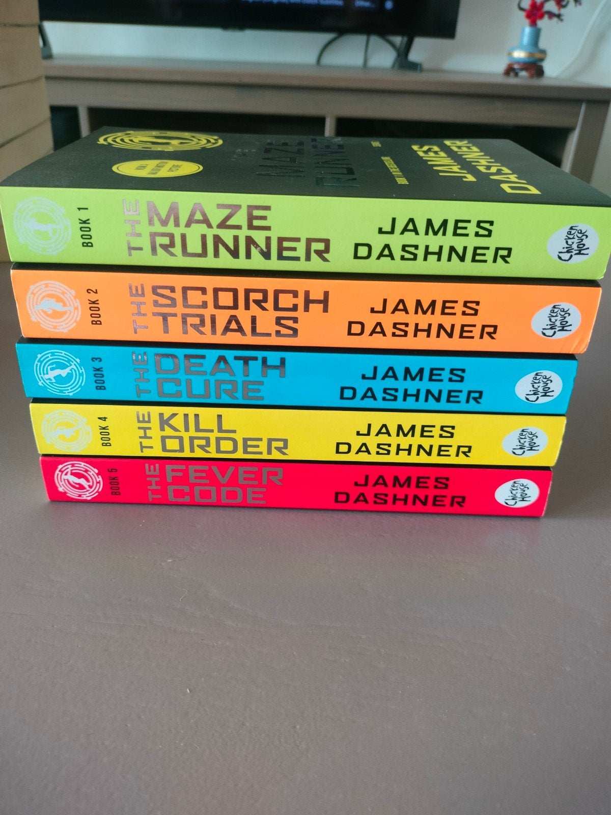 The Maze Runner complete serie - James Dashner (Engels), Ophalen of Verzenden, Zo goed als nieuw, James Dashner