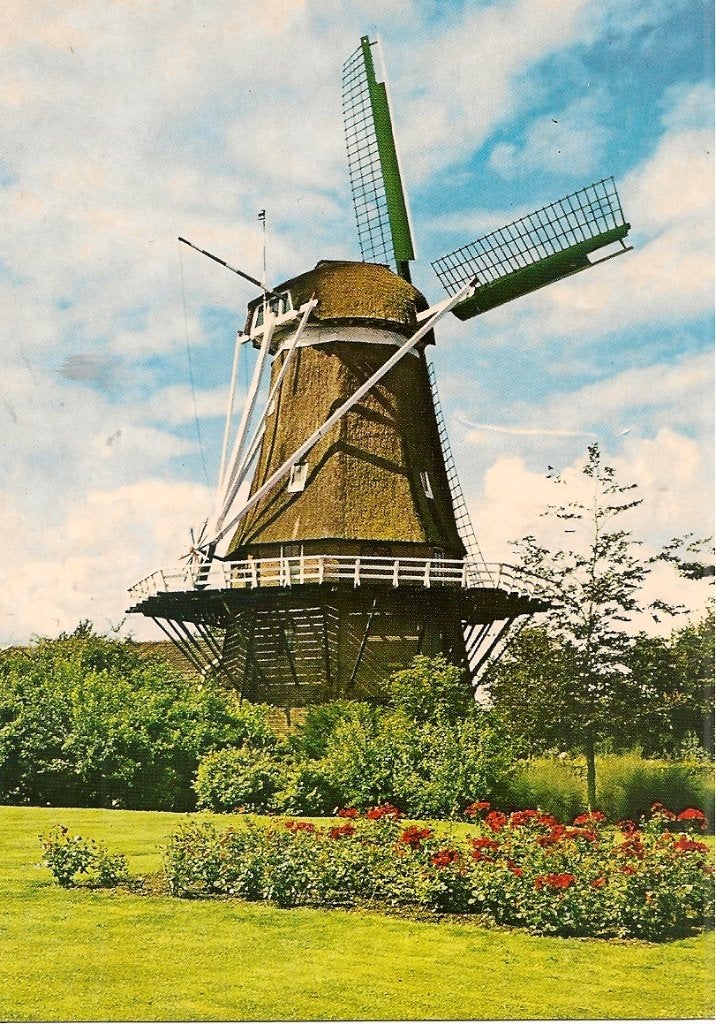 Ansichtkaart Molen 't Hert Putten (Vel.), Ophalen of Verzenden, 1980 tot heden, Ongelopen, Gelderland