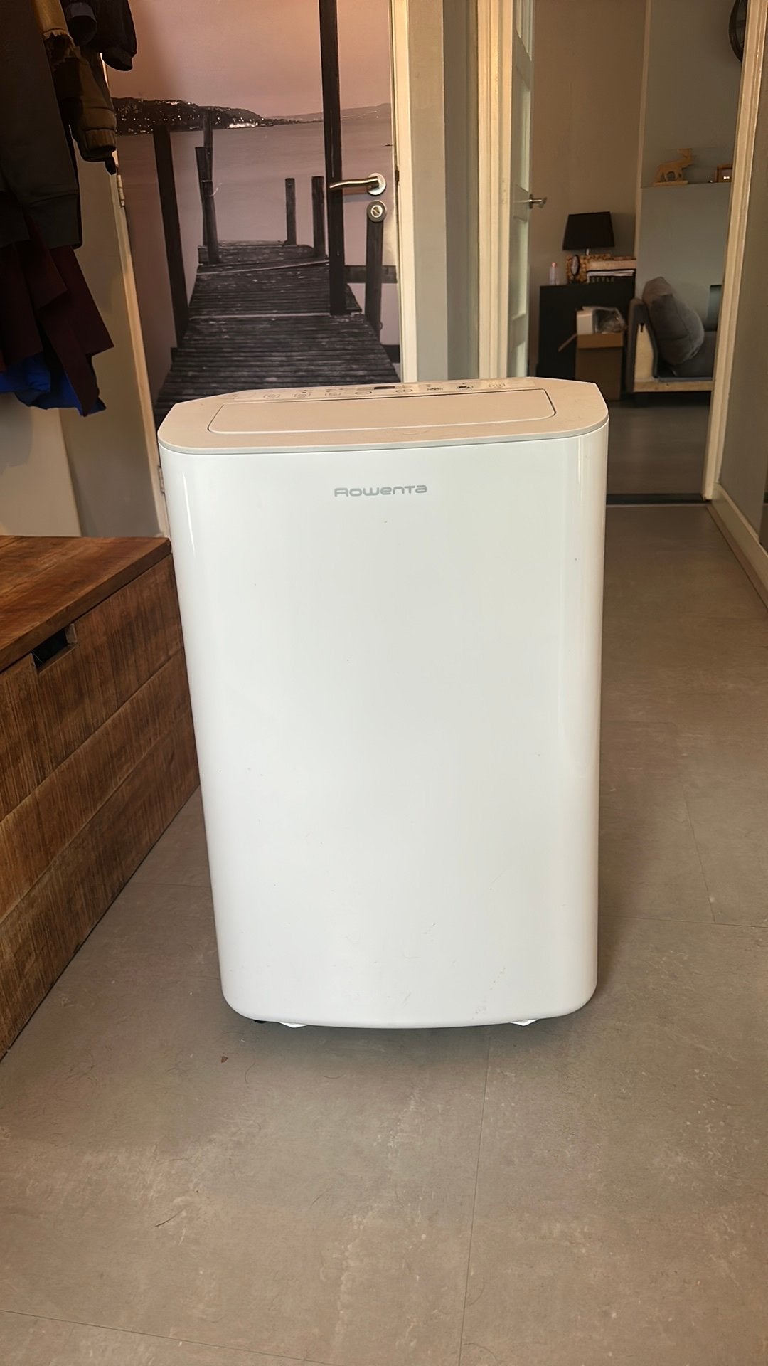 Rowenta RWCA 1900C mobiele airco 9300 BTU zo goed als nieuw, Minder dan 60 m³, Ventileren, 3 snelheden of meer, Ophalen of Verzenden