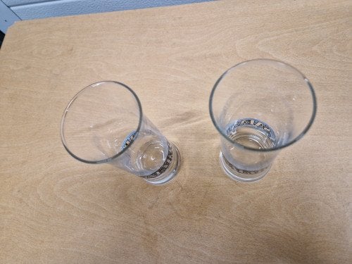safari glazen twee stuks, Ophalen of Verzenden, 'T Olde Gre-j, Info@toldegrej.nl, Endepoelstraat 20f Didam