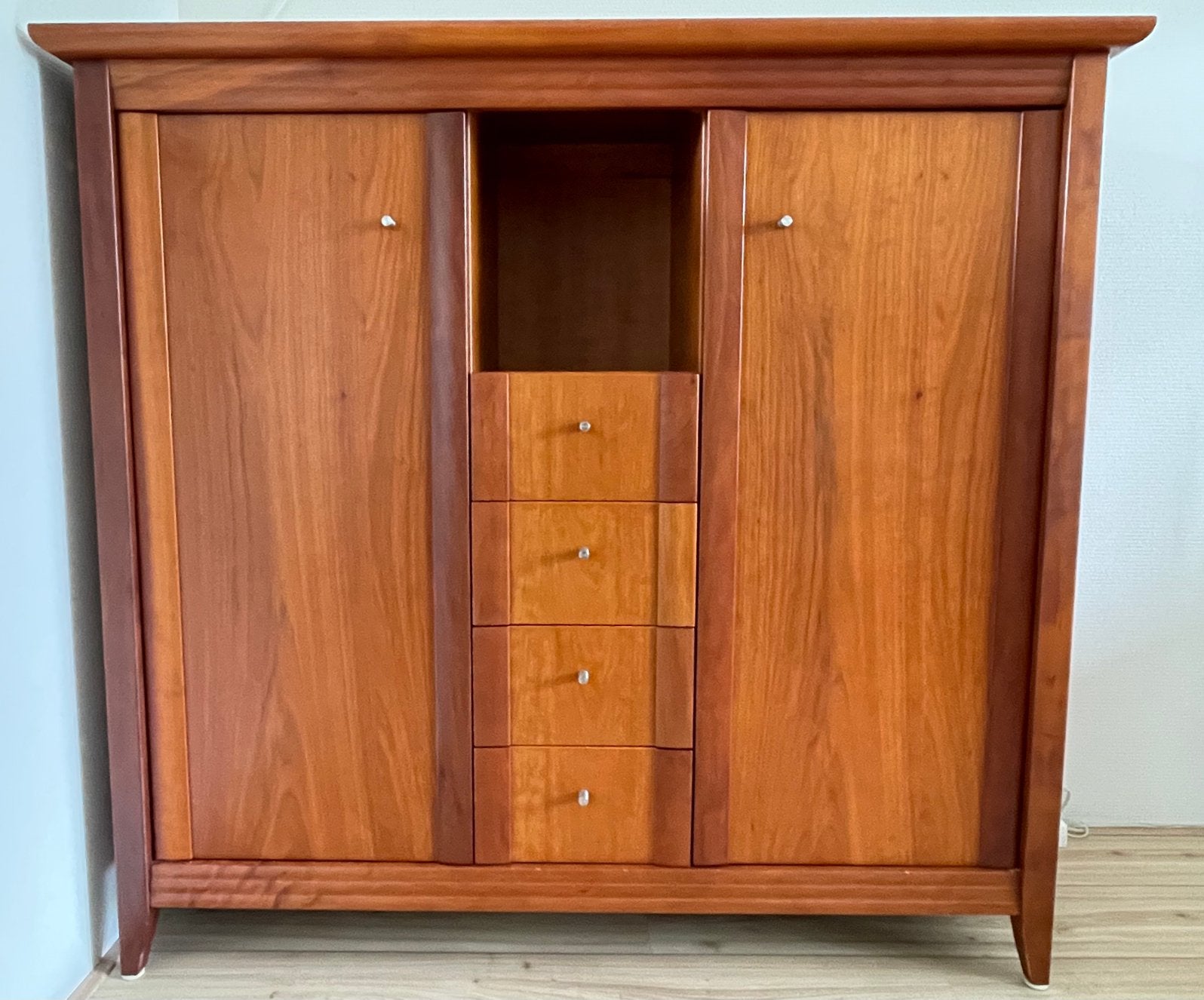 Kersenhouten dressette/klein dressoir, Ophalen, Gebruikt, Kersenhout, 25 tot 50 cm