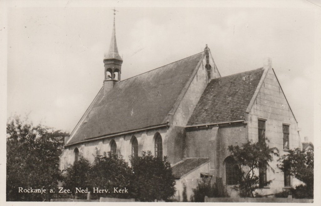 rockanje- n.h. kerk, Ophalen of Verzenden, 1940 tot 1960, Friesland