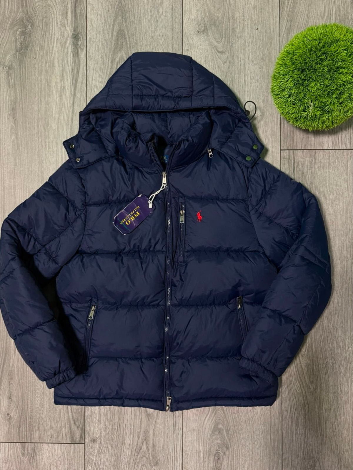Ralph Lauren Pufferjack Marineblauw XS, Kleding | Heren, Ophalen of Verzenden, Zo goed als nieuw, Maat 46 (S) of kleiner, Blauw