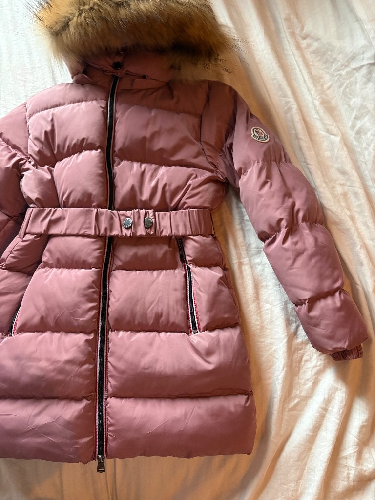 Winterjas meisje, Ophalen, Moncler, Meisje, Zo goed als nieuw