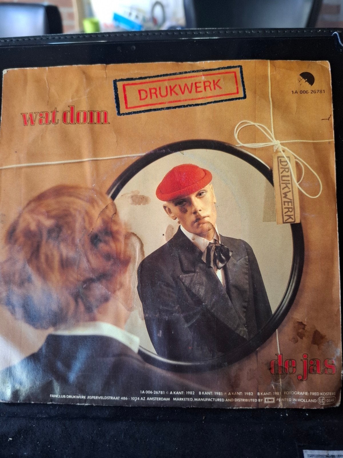 Drukwerk - Wat Dom / De Jas (Vinyl Single), Gebruikt, 7 inch, Ophalen of Verzenden, EP